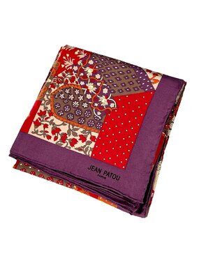 Vintage Jean Patou Silk Scarf NWT from Filene’s Basement in Boston